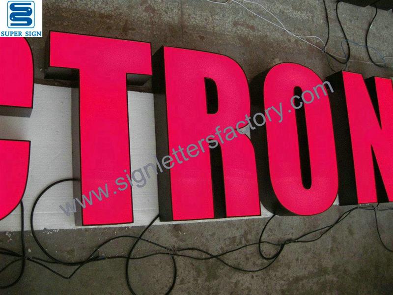 frontlit LED channel lettering